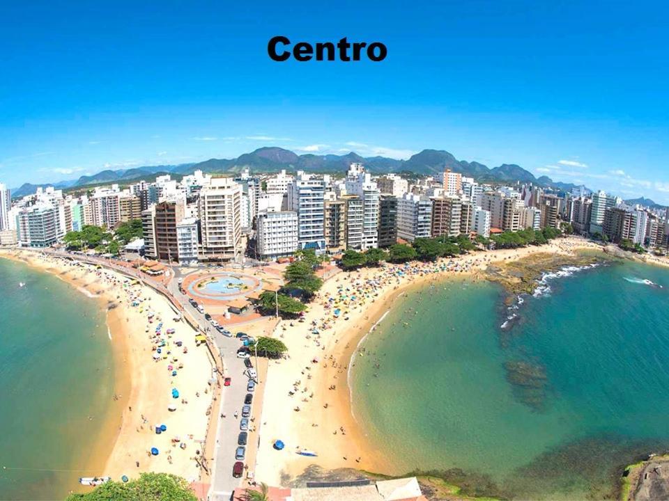 Apartamento Vista Mar 209 - 2 Quartos - Praia Do Morro - Predio Frente Mar - Varanda Com Vista Mar - Elevador - Atravessou A Avenida, Ja Esta Na Praia - Com Garagem - Internet 구아라파리 외부 사진